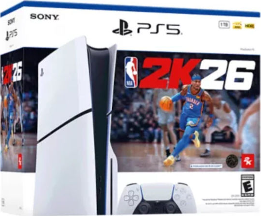 Sony PlayStation 5 Slim 1 TB – NBA 2K26 (Offizielles Bundle)